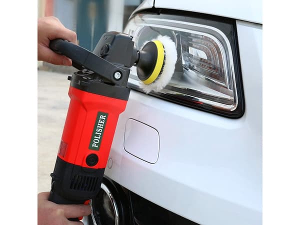 Poleringssvampar för borrmaskin 80 mm 8-pack med polerull M10-adapter