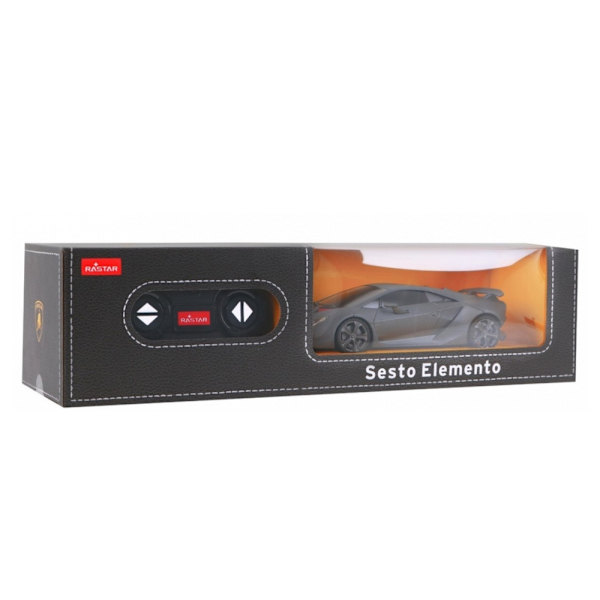 Fjernstyret bil Lamborghini Sesto Elemento 1:24 grå 2,4 GHz