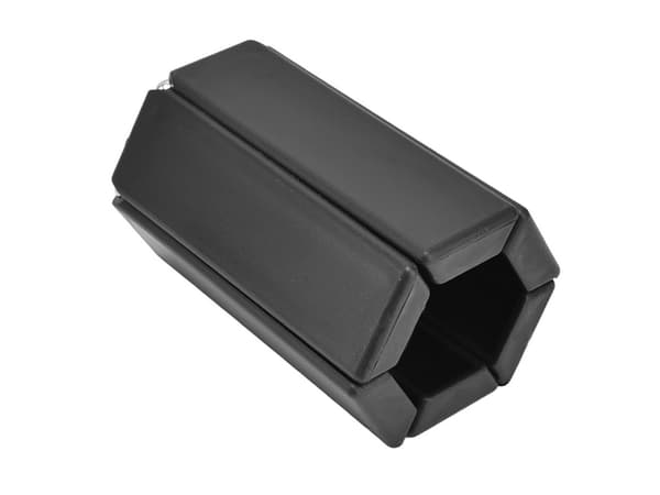 Sammenfoldeligt grydeunderlag 19 cm varmebestandigt 220°C, sort