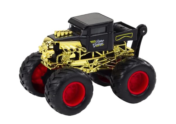 Off-road legetøjsbil med friktionsdrev 11 cm sort