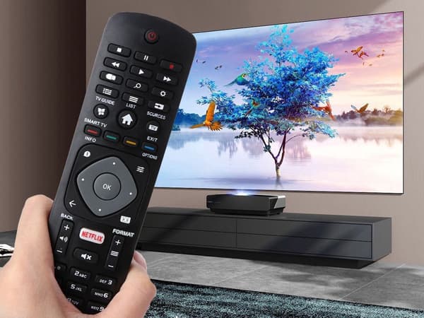 Yleiskaukosäädin Philips TV:lle, musta, 20,5 cm
