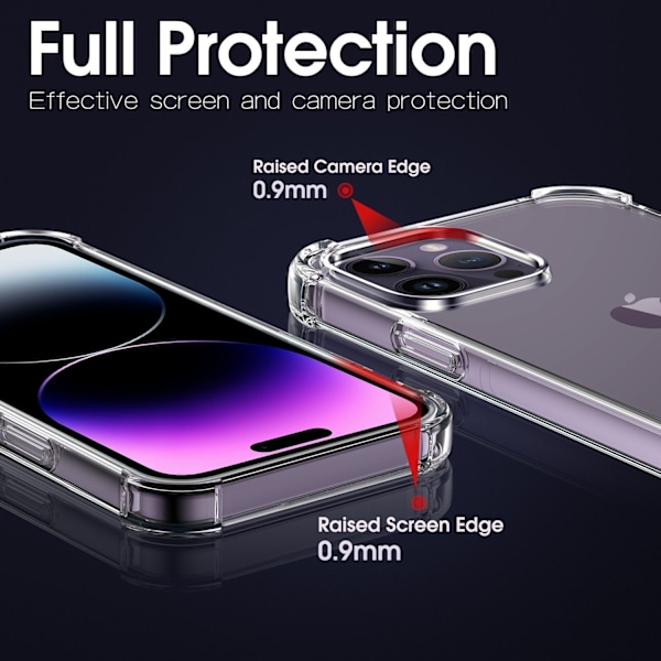 iPhone 15 Pro Max Silikon Shockproof Skal