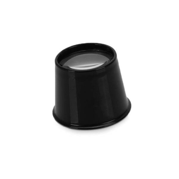 Pannlupp 10x förstoring 30 mm lins svart