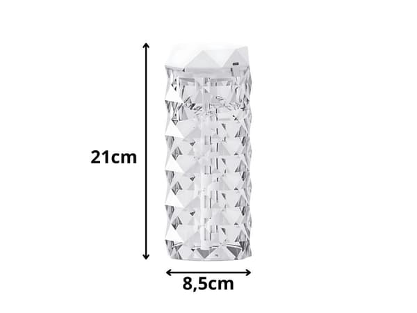 Ilmankostutin aromadiffuuserilla 1000 ml RGB valkoinen USB-C