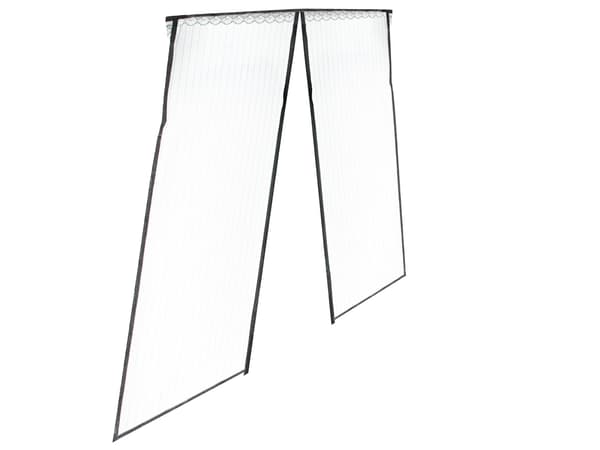 Magnetisk myggenet til dør 100x210 cm sort mesh
