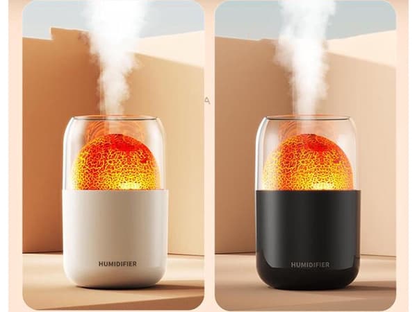 Ilmankostutin 300 ml aromaterapialla LED-valolla USB 14,5x8,5 cm