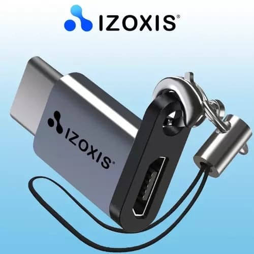 USB-C–Micro USB 2.0 -adapteri, uros–naaras, 2.1A 480Mbps