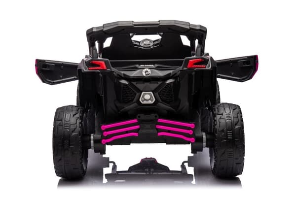 Batteridriven elbil buggy för barn Can-Am DK-CA003 rosa 118 cm
