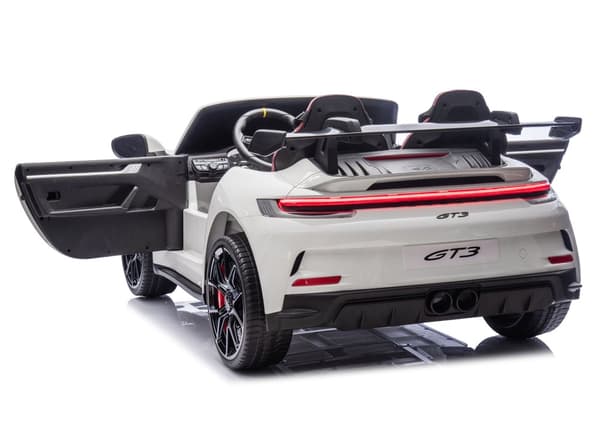 Elbil för barn Porsche GT3 24V batteridriven vit
