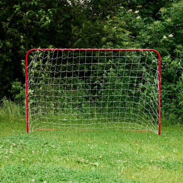 Fodboldmål til børn 183x122x61 cm galvaniseret stål sammenklappeligt