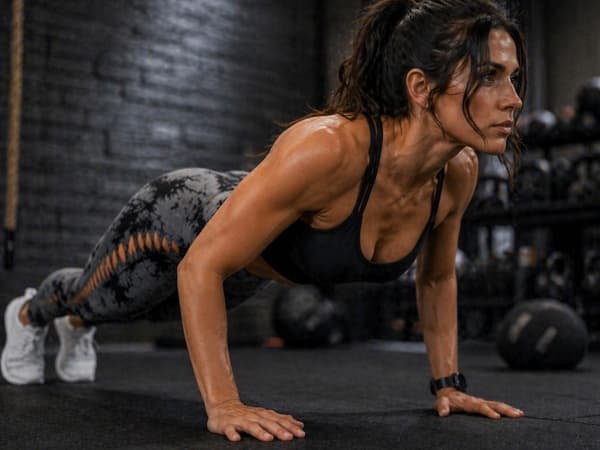 Træningsleggings dame push-up høj talje grå/sort S/M (XS–M)