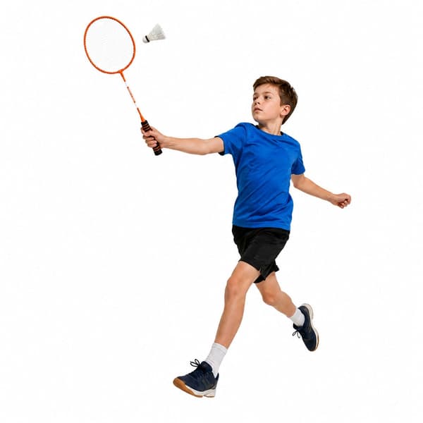 Badmintonset 2 racketar + 3 plastshuttlecocks med bärväska