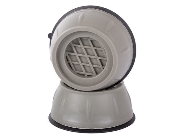Vaskemaskinefødder vibrationsdæmpere med sugerkop grå 4-pack 4 cm