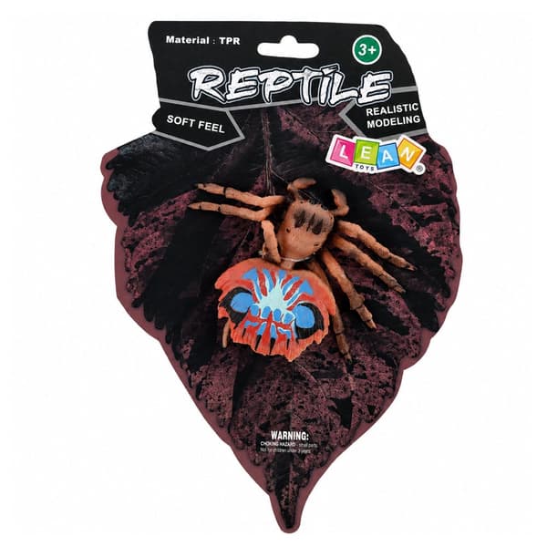 Spindelfigur tarantula i TPR-gummi 10x12x3 cm