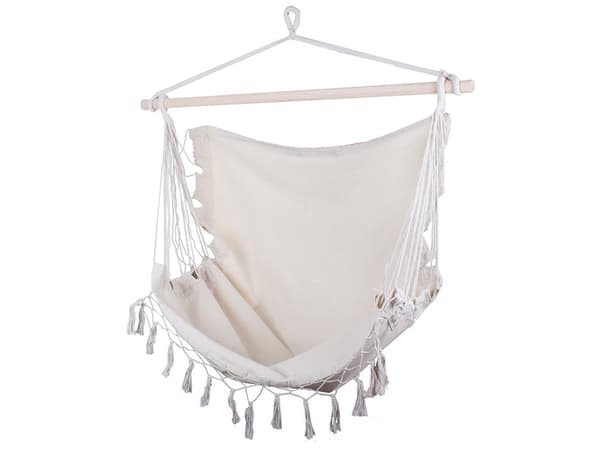 Riipputuoli (hammock chair) puuvilla/polyesteri puutangolla 90 cm