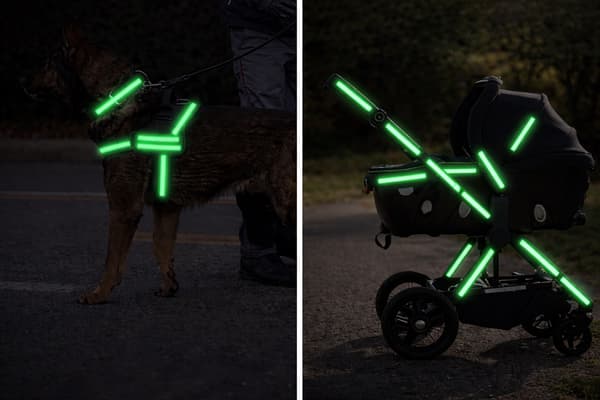 Itsekiinnittyvä heijastusteippi 1 cm x 8 m pyörään/autoon/moottoripyörään