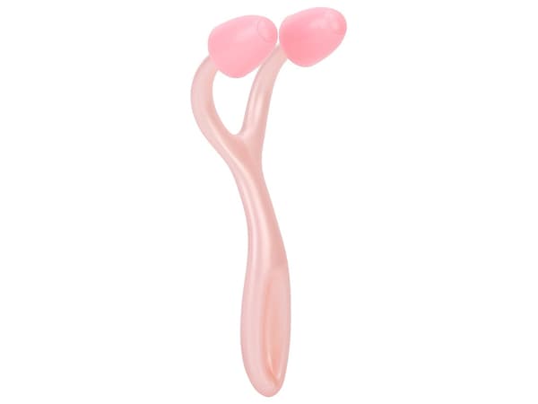 Næseformer med massage, 2 roterende ruller 12,5x5 cm, rosa