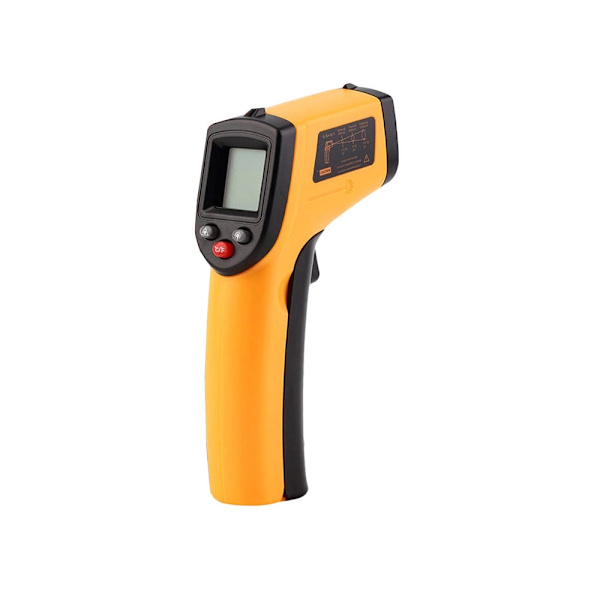 Infraröd termometer pyrometer -50 till 380°C med laser orange