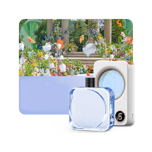 Doftrefill till USB-doftdiffuser floral aroma 50 ml transparent