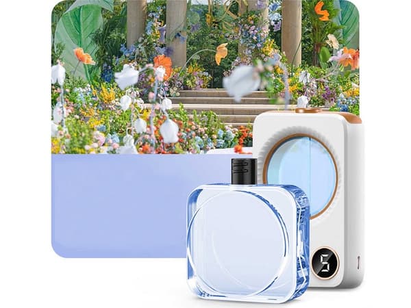 Duftrefill til USB-duftdiffuser floral aroma 50 ml transparent