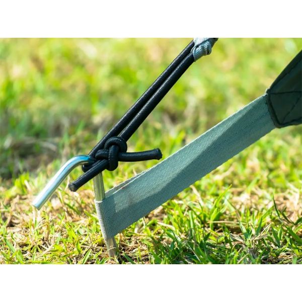 Tältpinnar i stål 18 cm 20-pack silver