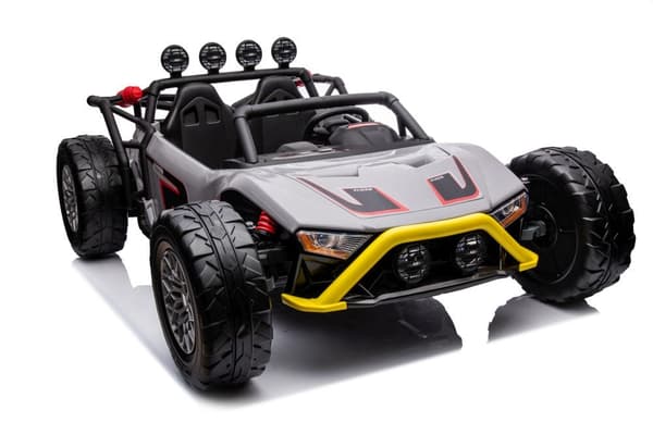 Akkukäyttöinen lastenauto JS3168 harmaa