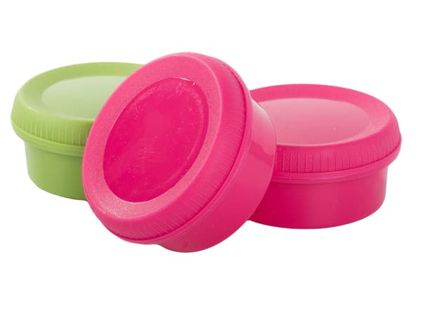 Dressingbeholdere med låg 80 ml 8-pak plast dipskåle