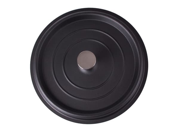 Kasserolle med låg støbt aluminium 4 L non-stick sort 26 cm