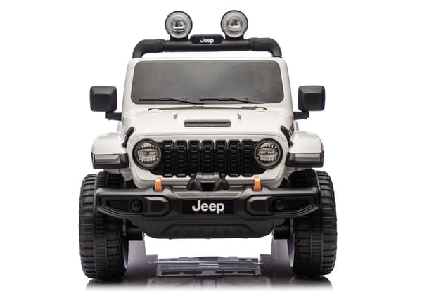 Batteridriven leksaksbil Jeep Rubicon 4x4 24V 4x200W vit