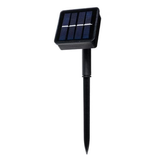 Solcellsdriven LED-ljusslinga 15 m 150 lampor varmvit IP44