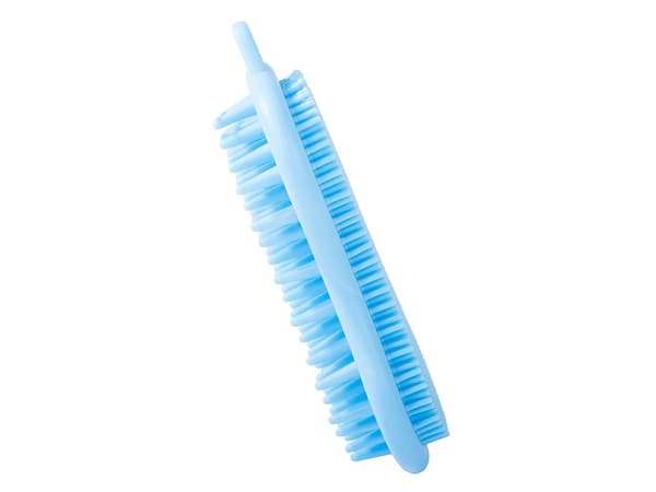 Vasksvamp i silikone med massagefunktion 13,5x6,5 cm blandede farver