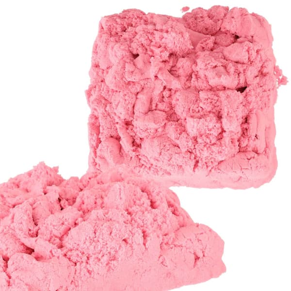 Sensorisk sand 1 kg rosa til børn 3+ i plastpose