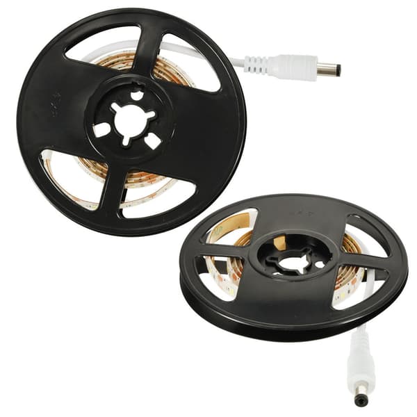 LED-strip 1 m koldhvid med bevægelses- og skumringssensor, batteri/USB White