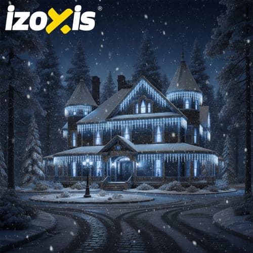 Ljusslinga utomhus 22,5 m 500 LED kallvit