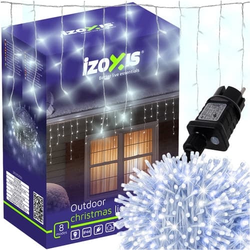Ljusslinga utomhus 22,5 m 500 LED kallvit