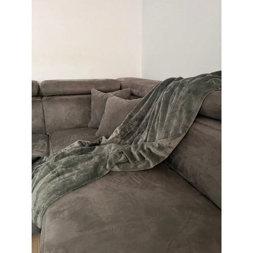 Mikrokuitupeitto harmaa 200x160 cm polyesteri, konepesu 30°