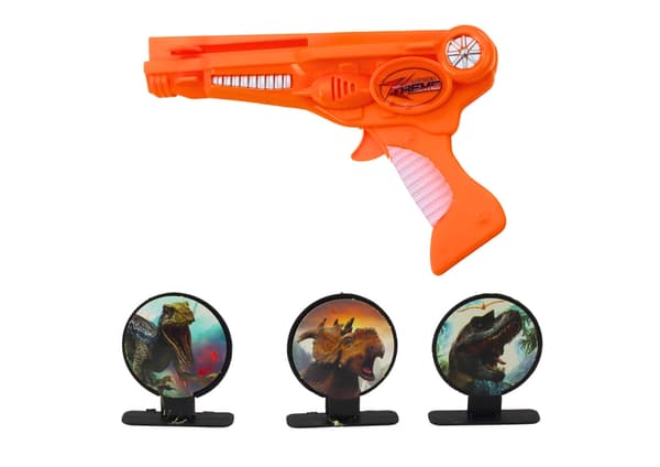 Flygplanslanseringsset med pistol 3 flygplan och 3 måltavlor 3+