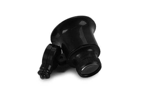 Pannlupp 20x med LED-belysning svart inkl 2 batterier