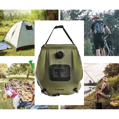 Soldusche 20L bærbar brusepose med temperaturindikator til camping