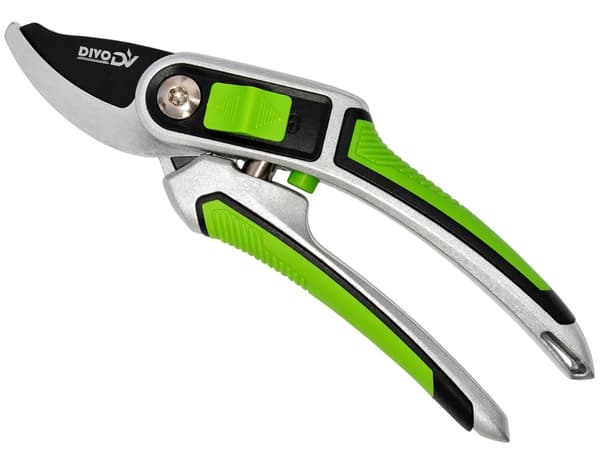 Sekatör justerbar bladöppning 12/20 mm grön 22 cm
