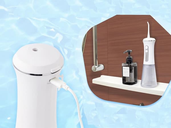 Langaton suuhuuhtelulaite 350 ml USB-lataus 4 tilaa + 2 suutinta