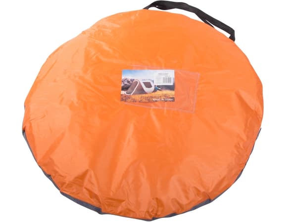 Rantateltta pop-up UV-suoja harmaa/oranssi 210x130x85 cm