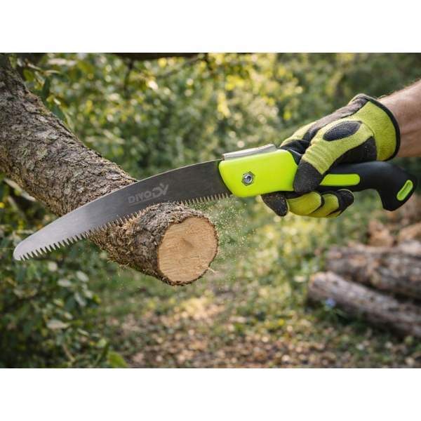 Fällbar handsåg 18 cm blad, stål/plast, utfälld längd 40 cm