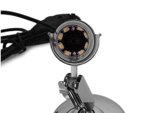 Digitalt USB-mikroskop 1000x med LED-belysning og stativ