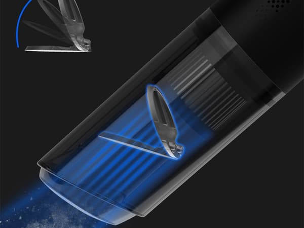 Langaton käsipölynimuri 120 W USB-lataus 2 suulaketta