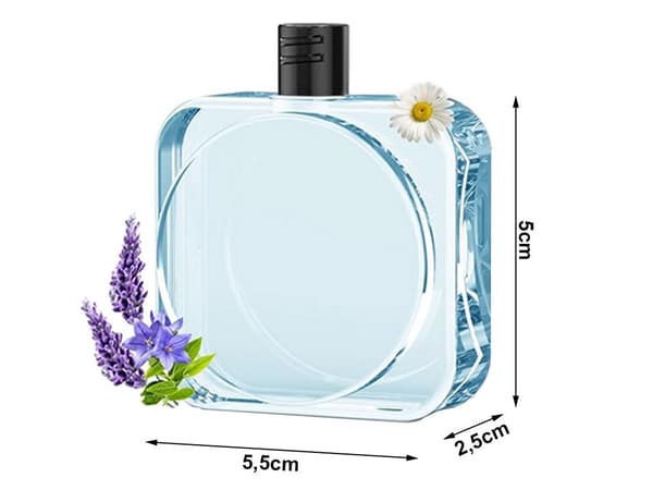 Doftrefill till USB-doftdiffuser floral aroma 50 ml transparent