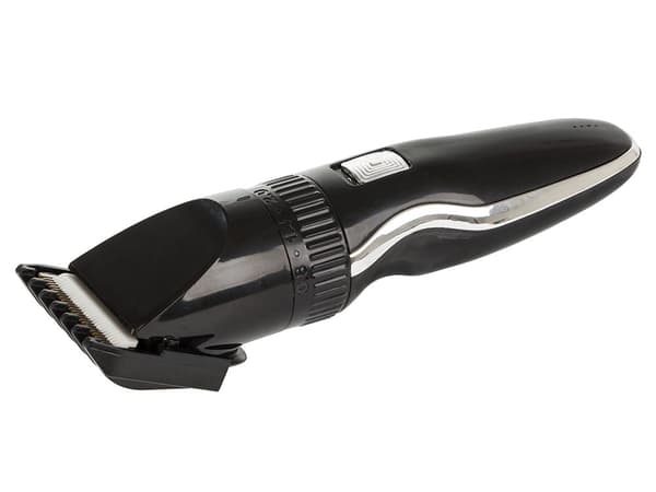 Kæledyrsklipper hund/kat USB-opladning sort 4 kamme 3-12 mm