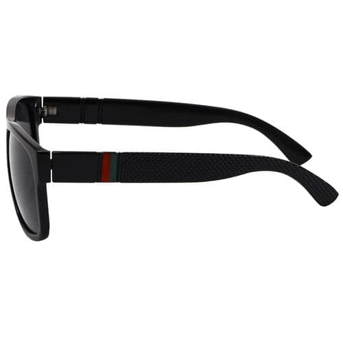 Polariserede solbriller UV400 unisex polykarbonat sort/rød/grøn