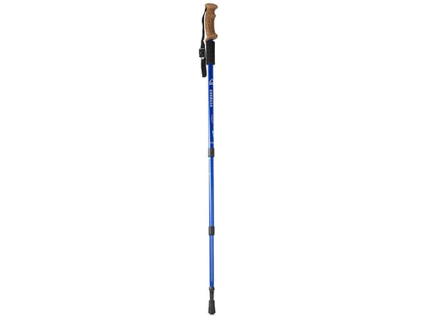 Nordic walking-stave teleskop 64–135 cm aluminium blå 1 par