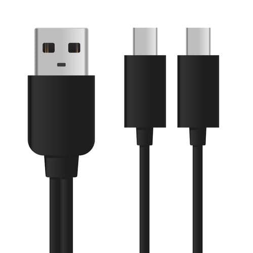 Elektriske varmestrømper knæhøje 3 niveauer 2x4000mAh sort 36-44